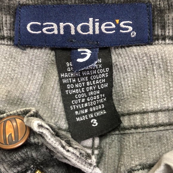 Candie’s Vintage Black Corduroys Size:3 - Picture 3 of 5